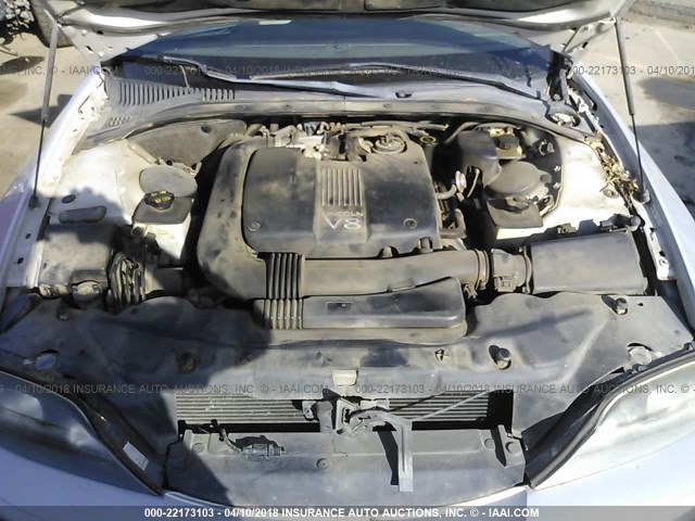 1LNHM87A91Y670830 - 2001 LINCOLN LS SILVER photo 10