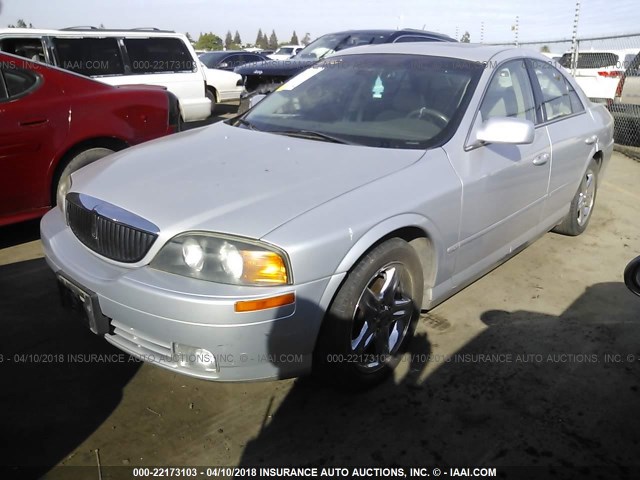 1LNHM87A91Y670830 - 2001 LINCOLN LS SILVER photo 2