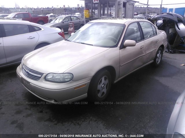 1G1NE52J63M696363 - 2003 CHEVROLET MALIBU LS ოქროსფერი ფოტო 2