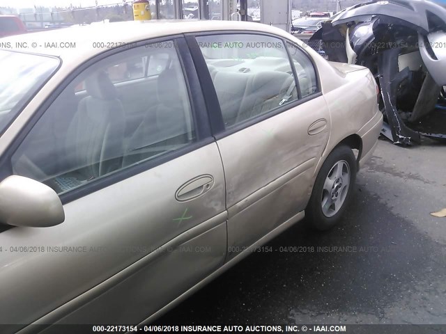 1G1NE52J63M696363 - 2003 CHEVROLET MALIBU LS ოქროსფერი ფოტო 6