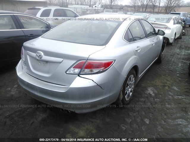 1YVHZ8BH3B5M22130 - 2011 MAZDA 6 I SILVER photo 4