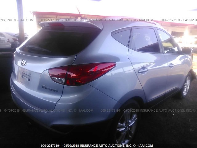 KM8JU3AC4CU405774 - 2012 HYUNDAI TUCSON GLS/LIMITED 浅蓝色 照片 4