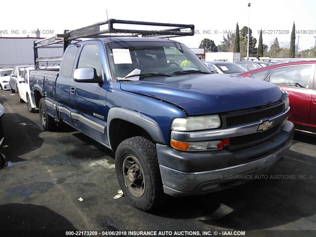 1GCHC29U41E345127 - 2001 CHEVROLET SILVERADO C2500 HEAVY DUTY BLUE photo 1