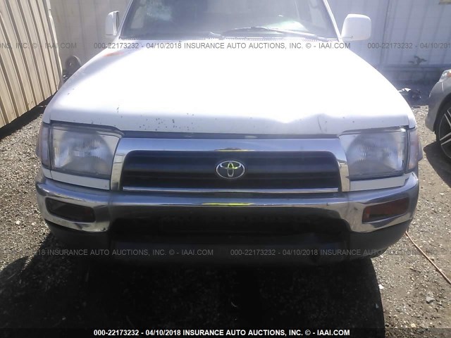 JT3GN87R0W0077337 - 1998 TOYOTA 4RUNNER LIMITED WHITE photo 6