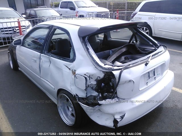 2HGEJ644XTH111451 - 1996 HONDA CIVIC DX WHITE photo 3