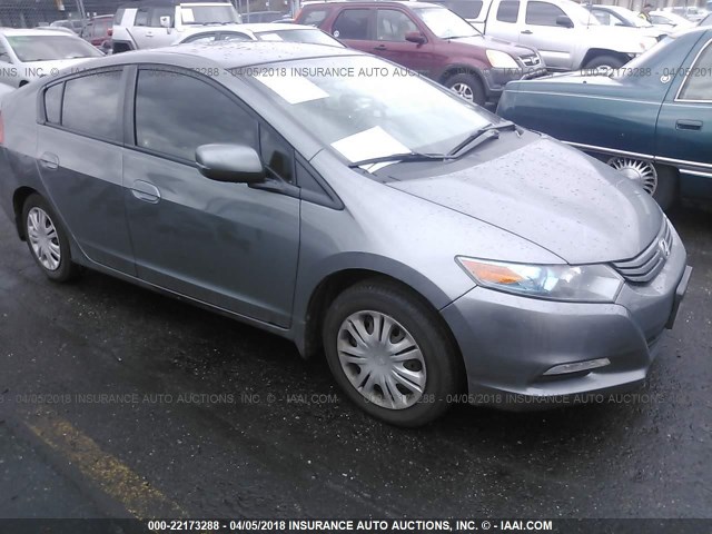 JHMZE2H51AS007564 - 2010 HONDA INSIGHT LX ნაცრისფერი ფოტო 1