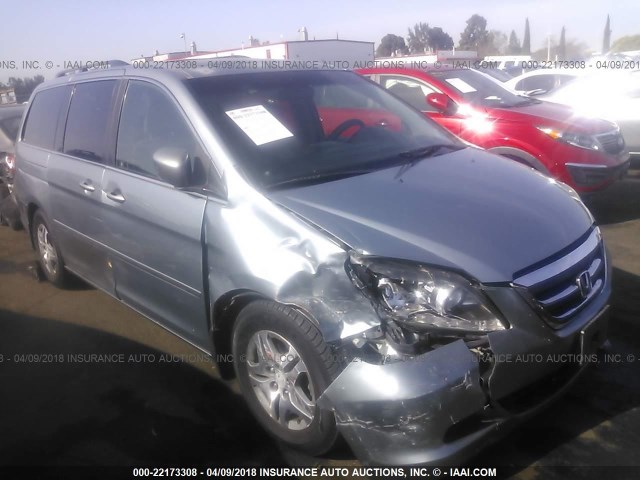 5FNRL38677B030908 - 2007 HONDA ODYSSEY EXL ნაცრისფერი ფოტო 1