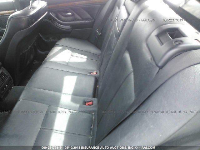 WBADD6328WGT97606 - 1998 BMW 528 I AUTOMATIC BLACK photo 8