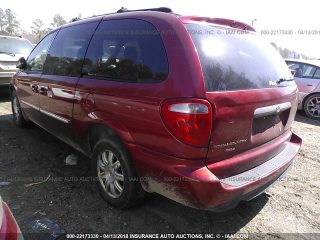 2C4GP54L05R400908 - 2005 CHRYSLER TOWN & COUNTRY TOURING RED photo 3