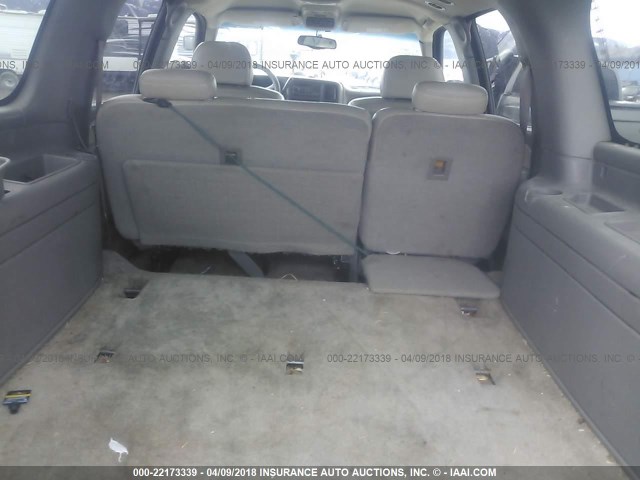 3GKFK16T2YG133785 - 2000 GMC YUKON XL K1500 GRAY photo 8