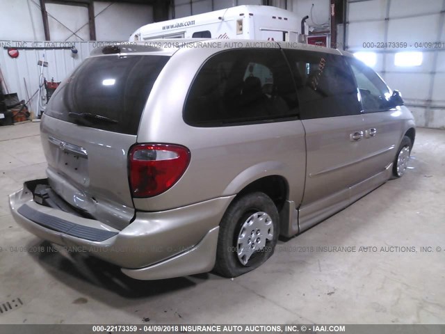 2C4GP34353R248674 - 2003 CHRYSLER TOWN & COUNTRY EL BEIGE photo 4