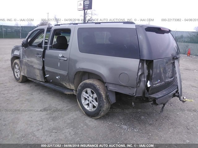 1GKFC16037J210664 - 2007 GMC YUKON XL C1500 GRAY photo 3