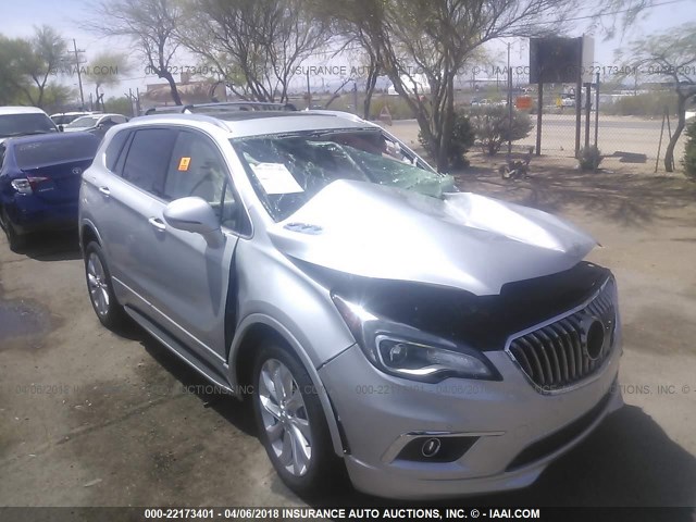 LRBFXFSX6HD097968 - 2017 BUICK ENVISION PREMIUM II SILVER photo 1