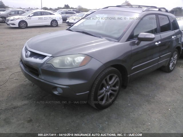 5J8TB18537A013893 - 2007 ACURA RDX TECHNOLOGY BEIGE photo 2