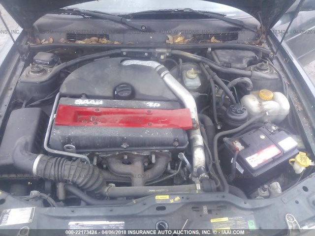 YS3DF58N8T2042365 - 1996 SAAB 900 SE TURBO GREEN photo 10