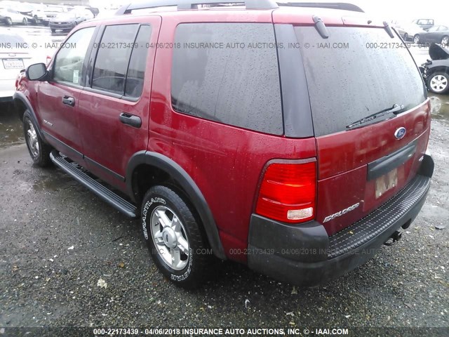 1FMZU62E55ZA68686 - 2005 FORD EXPLORER XLS/XLS SPORT RED photo 3