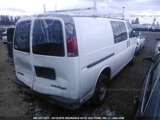 1GCHG35R7X1110684 - 1999 CHEVROLET EXPRESS G3500  WHITE photo 4