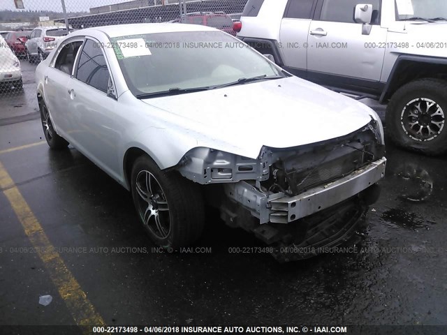 1G1ZB5EB0A4119856 - 2010 CHEVROLET MALIBU LS ვერცხლისფერი ფოტო 1