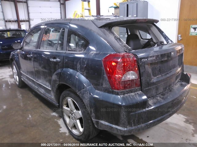 1B3HB78K47D354927 - 2007 DODGE CALIBER R/T Dark Blue photo 3