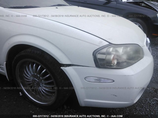 JN1DA31A73T407827 - 2003 NISSAN MAXIMA GLE/SE WHITE photo 6