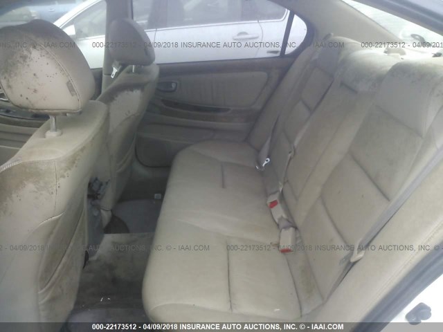 JN1DA31A73T407827 - 2003 NISSAN MAXIMA GLE/SE WHITE photo 8