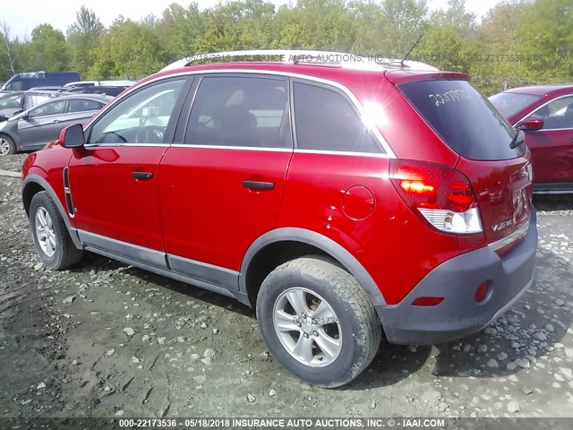 3GSCL33P39S533243 - 2009 SATURN VUE XE RED photo 3