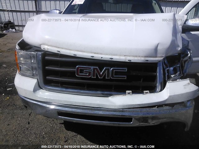 3GTP1VE03BG217378 - 2011 GMC SIERRA C1500 SLE WHITE photo 10