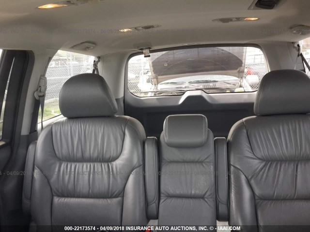 5FNRL38706B092867 - 2006 HONDA ODYSSEY EXL ნაცრისფერი ფოტო 8