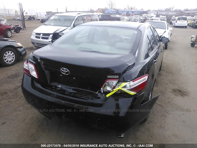 4T1BB46KX9U073610 - 2009 TOYOTA CAMRY HYBRID BLACK photo 6