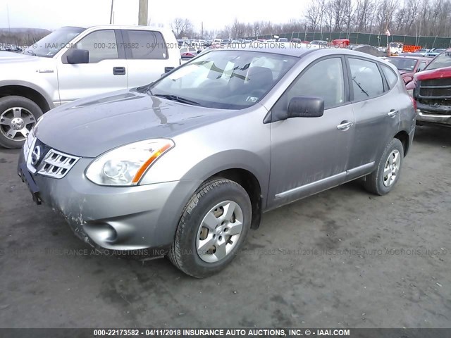 JN8AS5MV4BW673248 - 2011 NISSAN ROGUE S/SV/KROM GRAY photo 2