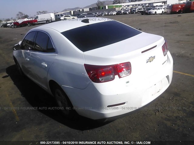 1G11B5SL4FF121857 - 2015 CHEVROLET MALIBU LS 白色 照片 3