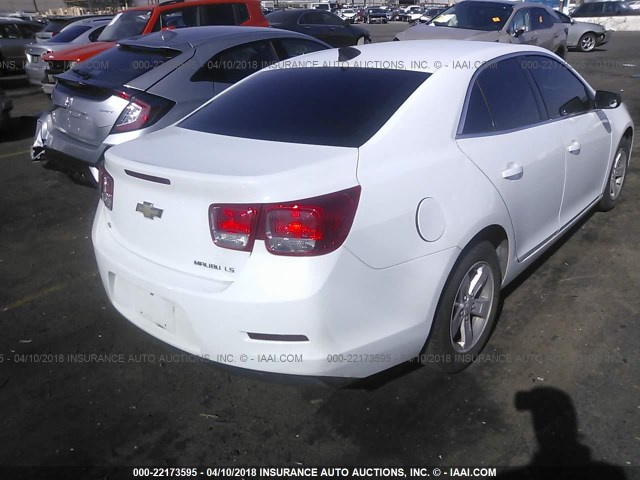 1G11B5SL4FF121857 - 2015 CHEVROLET MALIBU LS 白色 照片 4