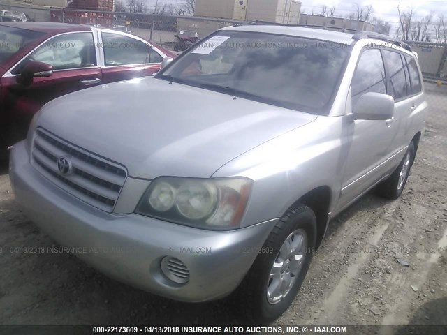 JTEHF21A830142374 - 2003 TOYOTA HIGHLANDER LIMITED SILVER photo 2