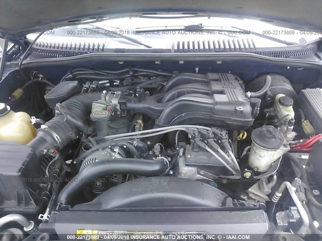 1FMZU63E84ZA83311 - 2004 FORD EXPLORER XLT/XLT SPORT/NBX BLUE photo 10