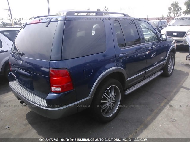 1FMZU63E84ZA83311 - 2004 FORD EXPLORER XLT/XLT SPORT/NBX BLUE photo 4