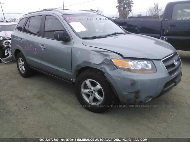 5NMSG13D57H115843 - 2007 HYUNDAI SANTA FE GLS GRAY photo 1