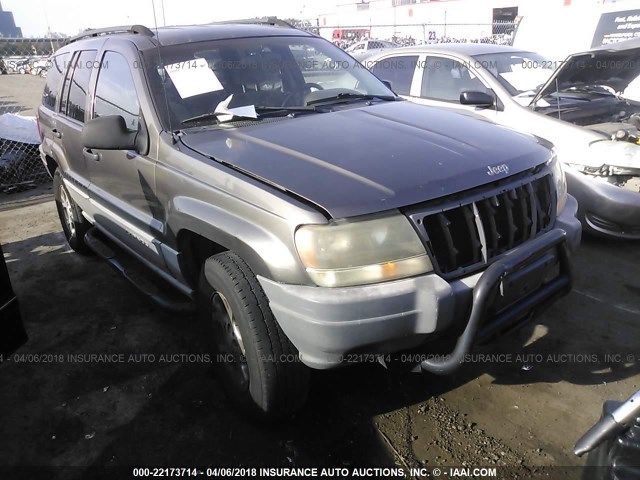 1J4G248S0YC237369 - 2000 JEEP GRAND CHEROKEE LAREDO GRAY photo 1