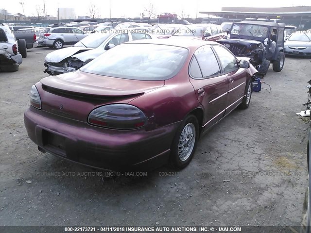 1G2WP52K5YF173463 - 2000 PONTIAC GRAND PRIX GT MAROON photo 4