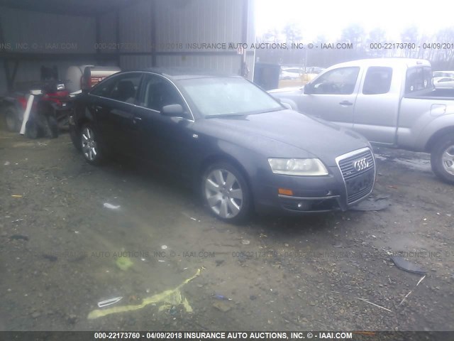 WAUDG74F76N044350 - 2006 AUDI A6 3.2 QUATTRO GRAY photo 1