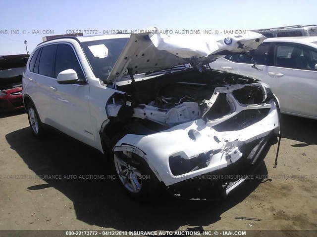 5UXKR2C50E0H34390 - 2014 BMW X5 SDRIVE35I WHITE photo 1