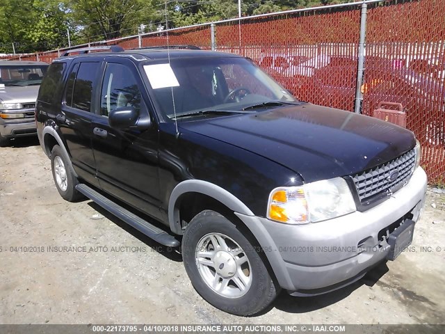 1FMZU62EX2ZB37447 - 2002 FORD EXPLORER XLS BLACK photo 1