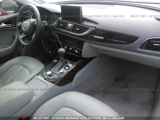 WAUGFAFC6DN035703 - 2013 AUDI A6 PREMIUM PLUS GRAY photo 5