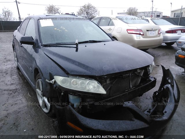 1YVHP80D745N91575 - 2004 MAZDA 6 S BLACK photo 1