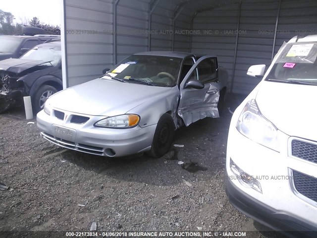 1G2NE52E15M225237 - 2005 PONTIAC GRAND AM SE SILVER photo 2