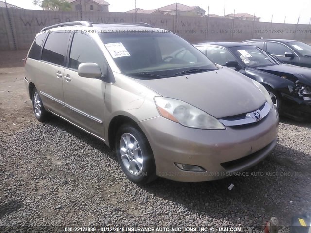 5TDBA22C96S076654 - 2006 TOYOTA SIENNA XLE/XLE LIMITED Champagne photo 1