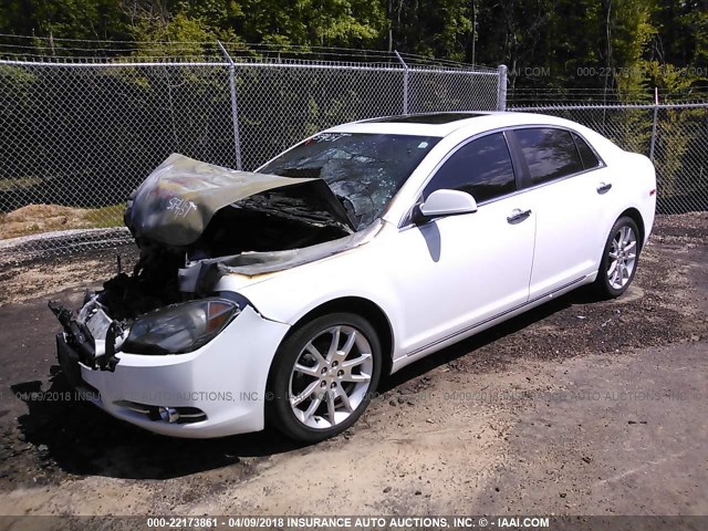 1G1ZE5E06AF134579 - 2010 CHEVROLET MALIBU LTZ 白色 照片 2