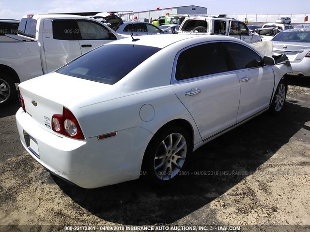 1G1ZE5E06AF134579 - 2010 CHEVROLET MALIBU LTZ 白色 照片 4