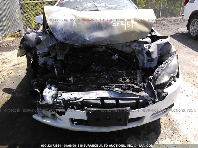 1G1ZE5E06AF134579 - 2010 CHEVROLET MALIBU LTZ 白色 照片 6