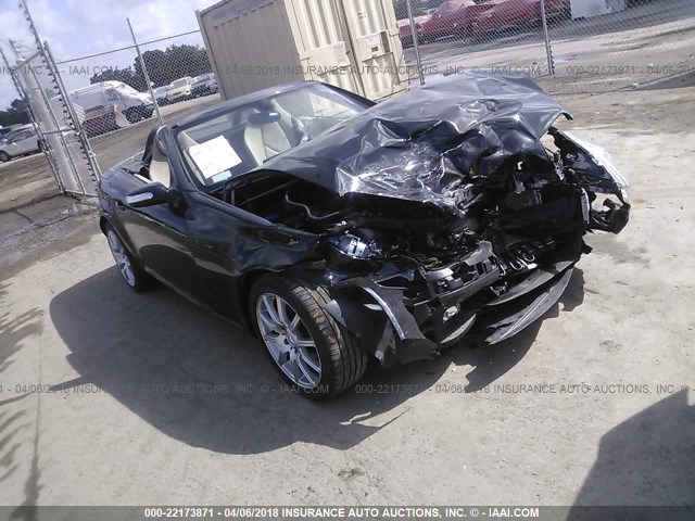 WDBWK56F76F099580 - 2006 MERCEDES-BENZ SLK 350 BLACK photo 1