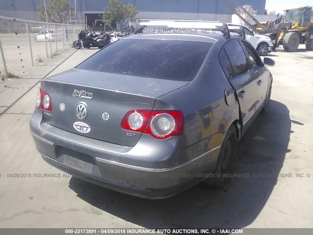 WVWGK73C36E111564 - 2006 VOLKSWAGEN PASSAT 2.0T/2.0T VALUE GRAY photo 4